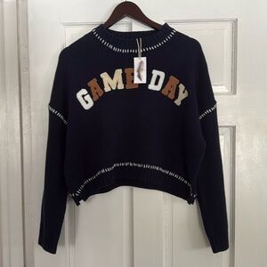 Women’s oversized sweater, Jessica Simpson, Size XS, Color Navy, NWT